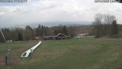 Spodní část sjezdovky