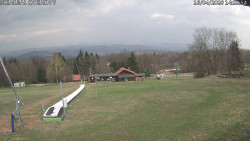 Spodní část sjezdovky