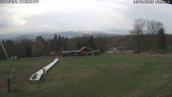 Spodní část sjezdovky