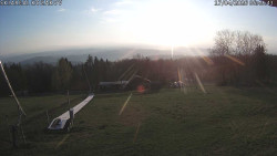 Spodní část sjezdovky