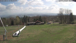 Spodní část sjezdovky