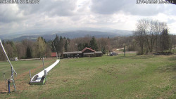 Spodní část sjezdovky