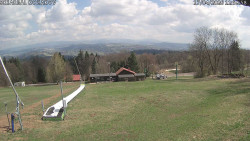 Spodní část sjezdovky