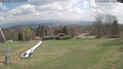 Spodní část sjezdovky