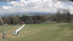 Spodní část sjezdovky