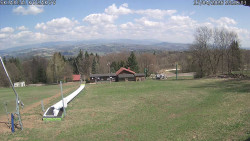 Spodní část sjezdovky