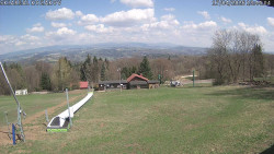 Spodní část sjezdovky