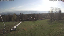 Spodní část sjezdovky