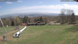 Spodní část sjezdovky