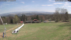 Spodní část sjezdovky