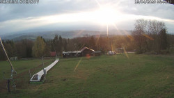 Spodní část sjezdovky