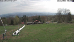 Spodní část sjezdovky