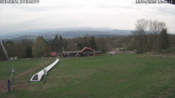 Spodní část sjezdovky