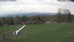 Spodní část sjezdovky