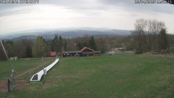 Spodní část sjezdovky