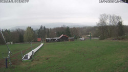 Spodní část sjezdovky