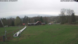 Spodní část sjezdovky