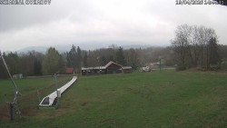 Spodní část sjezdovky