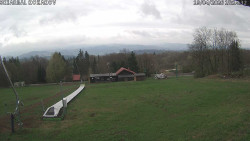 Spodní část sjezdovky