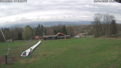 Spodní část sjezdovky