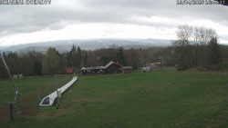 Spodní část sjezdovky