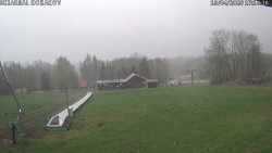 Spodní část sjezdovky