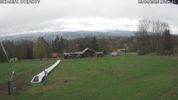 Spodní část sjezdovky