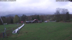 Spodní část sjezdovky