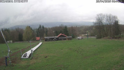 Spodní část sjezdovky