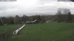 Spodní část sjezdovky