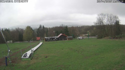 Spodní část sjezdovky