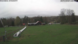 Spodní část sjezdovky