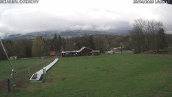 Spodní část sjezdovky