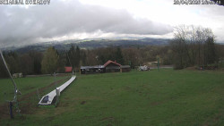 Spodní část sjezdovky