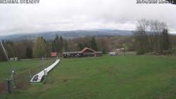 Spodní část sjezdovky