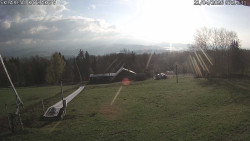 Spodní část sjezdovky