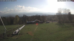 Spodní část sjezdovky