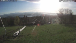 Spodní část sjezdovky