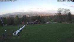 Spodní část sjezdovky