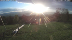 Spodní část sjezdovky