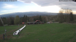 Spodní část sjezdovky