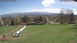 Spodní část sjezdovky