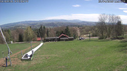 Spodní část sjezdovky