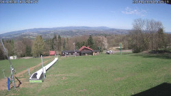 Spodní část sjezdovky