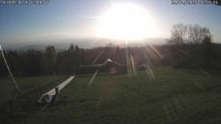 Spodní část sjezdovky