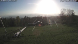 Spodní část sjezdovky