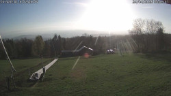 Spodní část sjezdovky