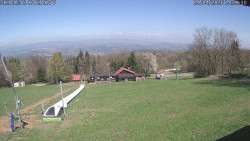 Spodní část sjezdovky