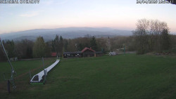 Spodní část sjezdovky