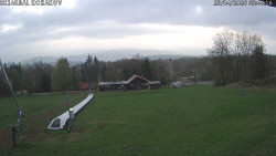 Spodní část sjezdovky